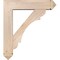 Ekena Millwork Olympic Arts and Crafts Smooth Bracket w/ Offset Brace, Douglas Fir, 7 1/2"W x 32"D x 36"H BKT0806X32X36OLY03SDF - alternate 4